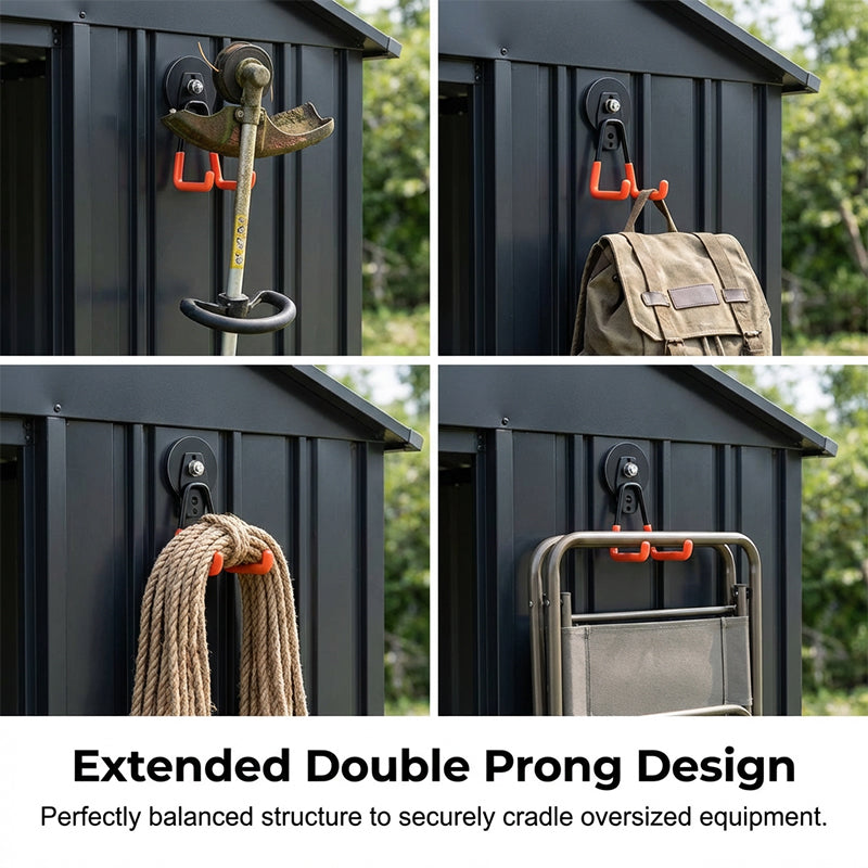 📢📢47% OFF！!⏰Heavy-Duty Magnetic Double-Claw Hook