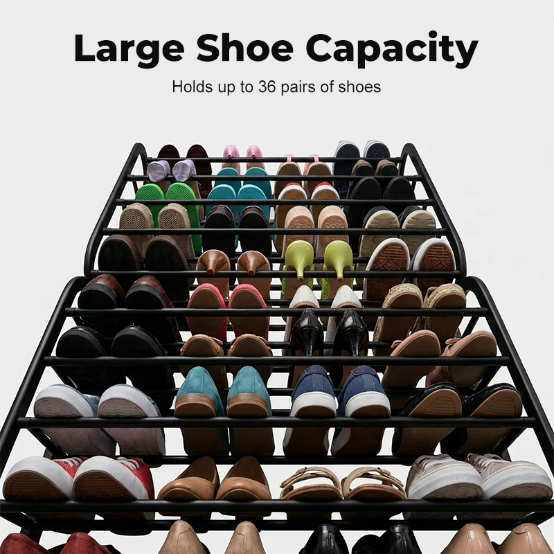 👟 50% OFF NOW! 🏆 Over-the-Door Shoe Rack Organizer – 24 pockets & tool-free install – Fits standard doors, holds up to 24 pairs – perfect for entryway or closet 🚪✨