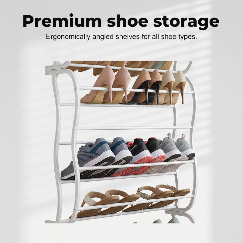 👟 50% OFF NOW! 🏆 Over-the-Door Shoe Rack Organizer – 24 pockets & tool-free install – Fits standard doors, holds up to 24 pairs – perfect for entryway or closet 🚪✨