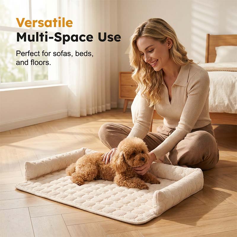 Cozy Bolstered Pet Couch Protector