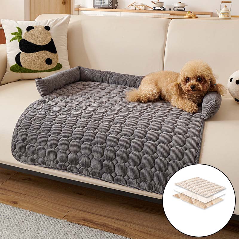 Cozy Bolstered Pet Couch Protector