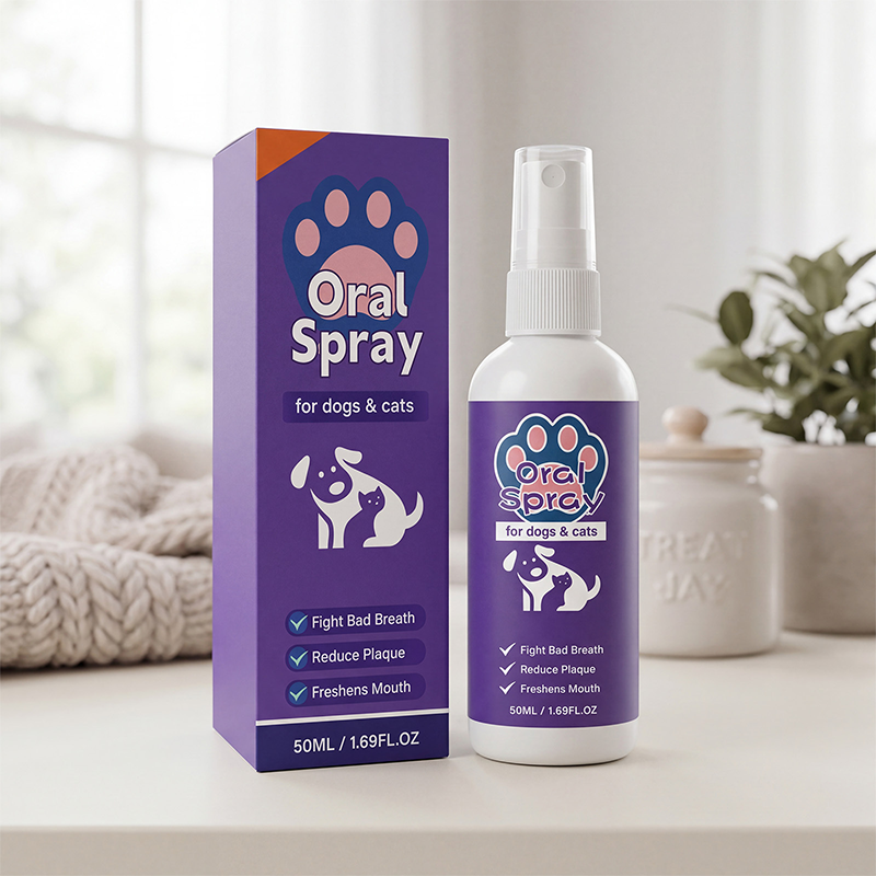 Pet Breath Freshener Oral Spray for Dogs & Cats| 🎁Special Offer-Buy 3 Gert 1 Free