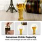 🥳2026 HOT SALE🥳💞50K+ SOLD!🏆🍺 50% OFF! Large Capacity Ornate Beer Glass – Trophy‑embossed, 500ml crystal clear. Perfect for World Cup nights. Hold like a champion! ⚽✨