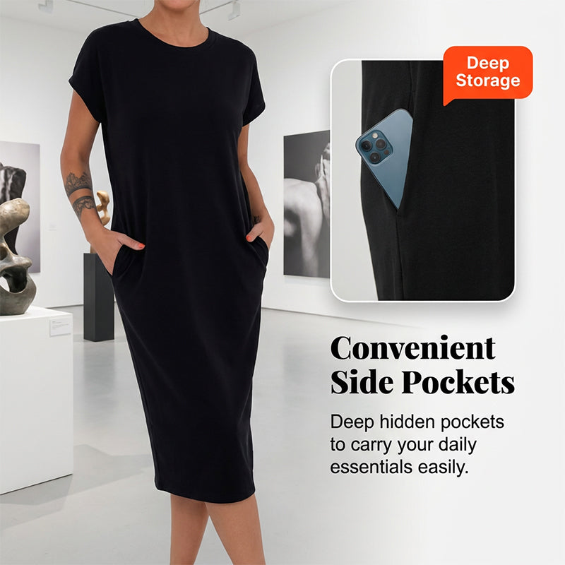 🔥Summer Sale-57% OFF💐Women's Casual Short Sleeve T-Shirt Dress