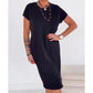 🔥Summer Sale-57% OFF💐Women's Casual Short Sleeve T-Shirt Dress
