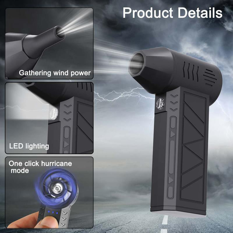 Powerful Wind Turbine Fan with LED Light