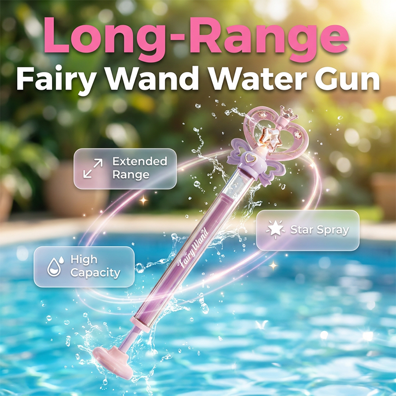 Kids' Pump-Action Fairy Wand Water Gun