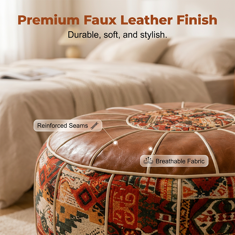 🎁2026 New Arrivals 50% OFF💥Multifunctional Storage Ottoman Pouf