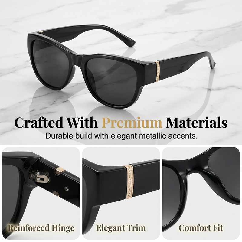 👓 50% OFF! Attention, glasses wearers: these oversized sunglasses slide right over your own glasses and make you look like a movie star—no expensive clip-ons, no fiddling with lenses!