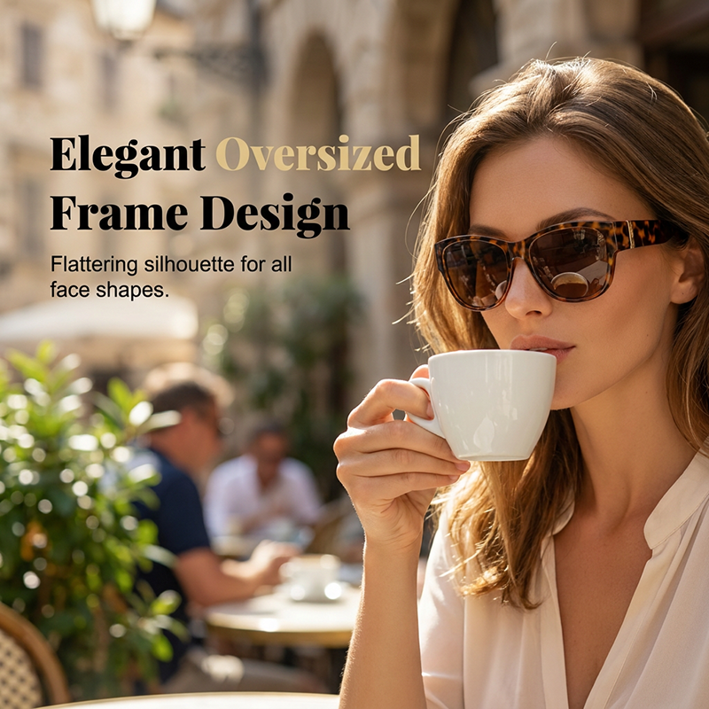 👓 50% OFF! Attention, glasses wearers: these oversized sunglasses slide right over your own glasses and make you look like a movie star—no expensive clip-ons, no fiddling with lenses!