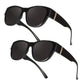 👓 50% OFF! Attention, glasses wearers: these oversized sunglasses slide right over your own glasses and make you look like a movie star—no expensive clip-ons, no fiddling with lenses!