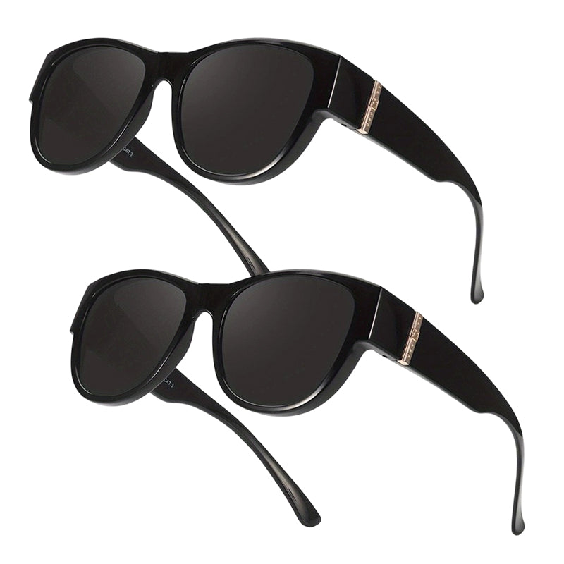 👓 50% OFF! Attention, glasses wearers: these oversized sunglasses slide right over your own glasses and make you look like a movie star—no expensive clip-ons, no fiddling with lenses!