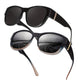 👓 50% OFF! Attention, glasses wearers: these oversized sunglasses slide right over your own glasses and make you look like a movie star—no expensive clip-ons, no fiddling with lenses!