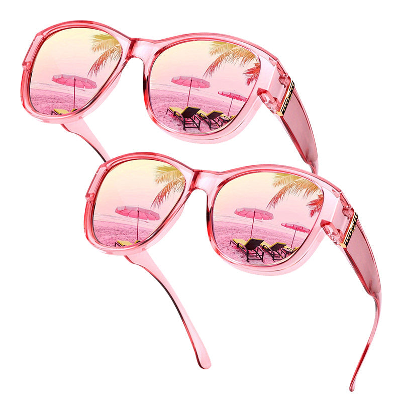 👓 50% OFF! Attention, glasses wearers: these oversized sunglasses slide right over your own glasses and make you look like a movie star—no expensive clip-ons, no fiddling with lenses!