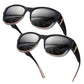 👓 50% OFF! Attention, glasses wearers: these oversized sunglasses slide right over your own glasses and make you look like a movie star—no expensive clip-ons, no fiddling with lenses!
