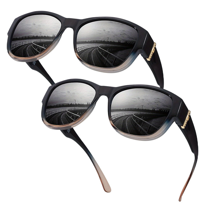 👓 50% OFF! Attention, glasses wearers: these oversized sunglasses slide right over your own glasses and make you look like a movie star—no expensive clip-ons, no fiddling with lenses!