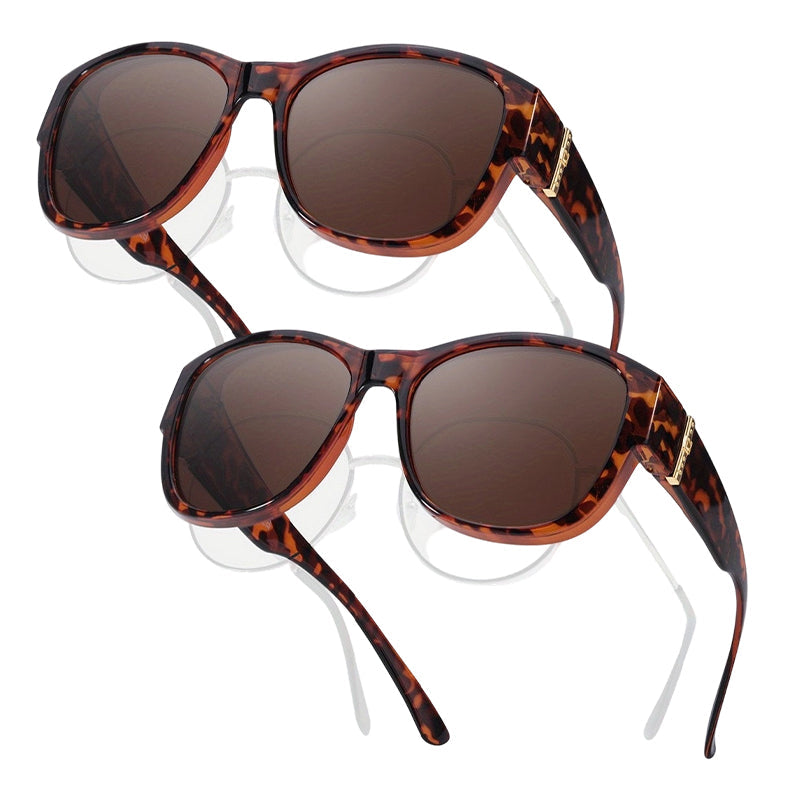 👓 50% OFF! Attention, glasses wearers: these oversized sunglasses slide right over your own glasses and make you look like a movie star—no expensive clip-ons, no fiddling with lenses!