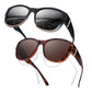 👓 50% OFF! Attention, glasses wearers: these oversized sunglasses slide right over your own glasses and make you look like a movie star—no expensive clip-ons, no fiddling with lenses!