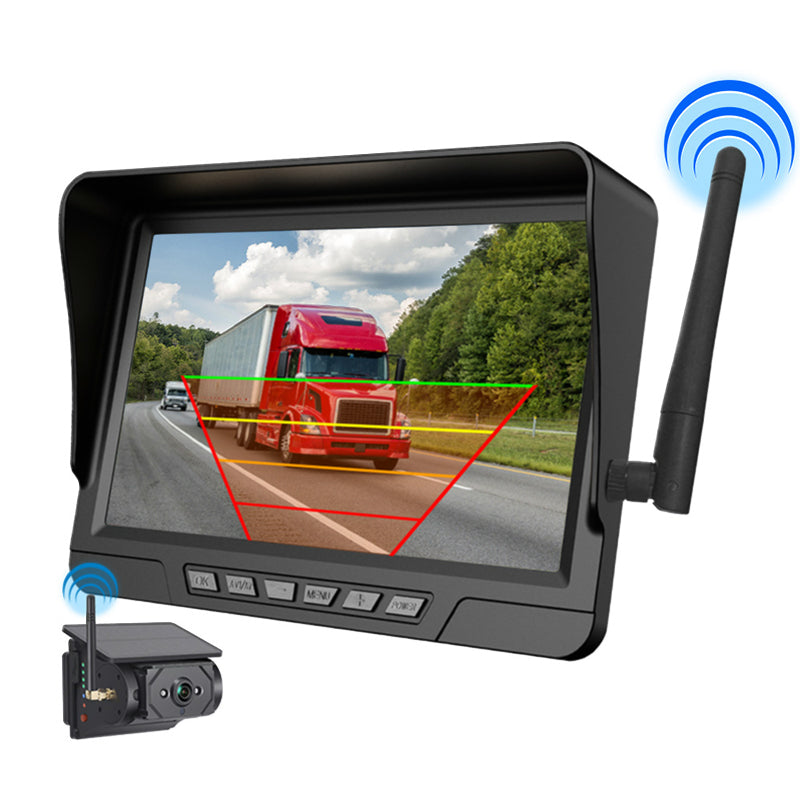 ⏳🔥LIMITED-TIME 50% OFF! ⏰Wireless Solar-Powered Backup Camera System