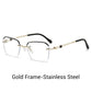 ⏳LAST DAY SALE ONLY￡9.99!!🔥Frameless Blue Light Blocking Glasses – Ultra-Light Titanium Build, Anti-Glare Lens 👓