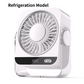 Portable Desk & Wall Fan with LED Display