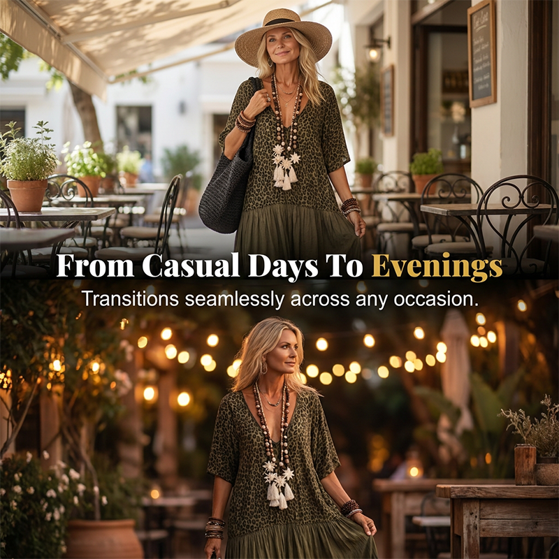 🌸 50% OFF NOW! 🎁Free Elegant Gift🌸Women's Elegant Bohemian Maxi Dress👗