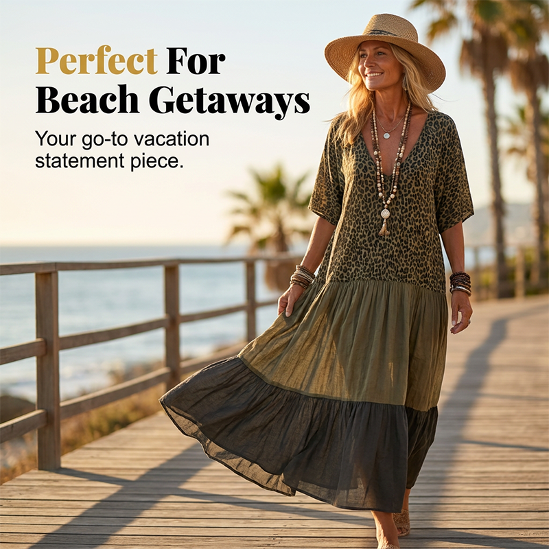 🌸 50% OFF NOW! 🎁Free Elegant Gift🌸Women's Elegant Bohemian Maxi Dress👗