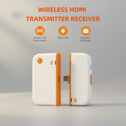 【📦Free Shipping】🖥️➡️📺 Wireless HDMI Transmitter Receiver – Mirror Anything, No WiFi Needed Ideal for Home Office & Conference 🏠💼⚡