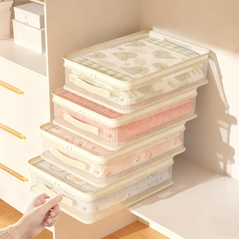 [Buy 2 Get 1 Free] See-Through Closet Organizer Storage Bags