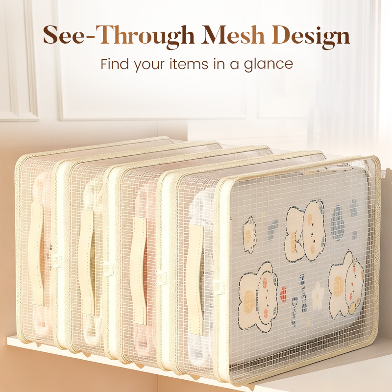 [Buy 2 Get 1 Free] See-Through Closet Organizer Storage Bags