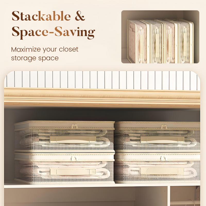 [Buy 2 Get 1 Free] See-Through Closet Organizer Storage Bags