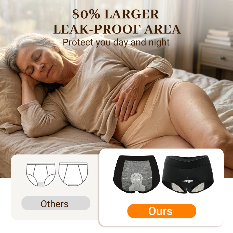 🥳2026 HOT SALE🥳💞50K+ SOLD!🛡️💧 50% OFF! High-Waisted Leak Proof Panties – Full coverage, no leaks. Soft & breathable, all-day confidence. 👙✨