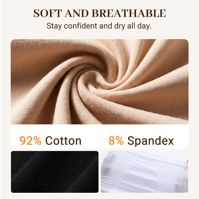 🥳2026 HOT SALE🥳💞50K+ SOLD!🛡️💧 50% OFF! High-Waisted Leak Proof Panties – Full coverage, no leaks. Soft & breathable, all-day confidence. 👙✨
