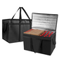 🛵 Large Insulated Food Delivery Bag Triple-Layer Thermal Protection Water-Resistant Exterior 🍕 Easy-Clean Foil Lining Heavy-Duty Straps 50% OFF Today