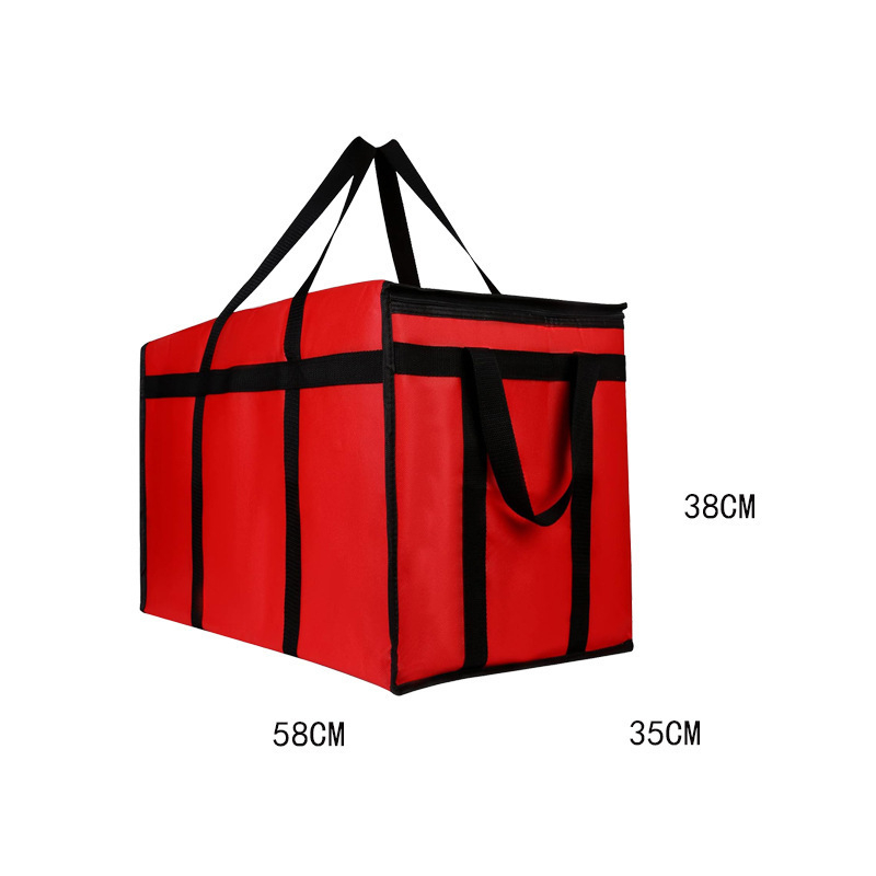 🛵 Large Insulated Food Delivery Bag Triple-Layer Thermal Protection Water-Resistant Exterior 🍕 Easy-Clean Foil Lining Heavy-Duty Straps 50% OFF Today