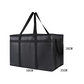 🛵 Large Insulated Food Delivery Bag Triple-Layer Thermal Protection Water-Resistant Exterior 🍕 Easy-Clean Foil Lining Heavy-Duty Straps 50% OFF Today