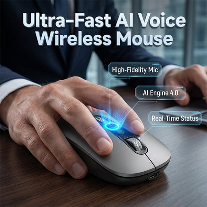 ⏳Limited-time 49% Off⏰AI Smart Voice Wireless Mouse🖱️💬