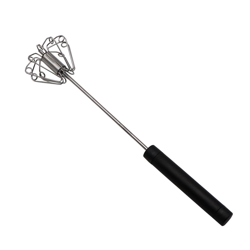 🔥LAST DAY SALE - 50% OFF🔥Stainless Steel Semi-Automatic Hand Egg Beater