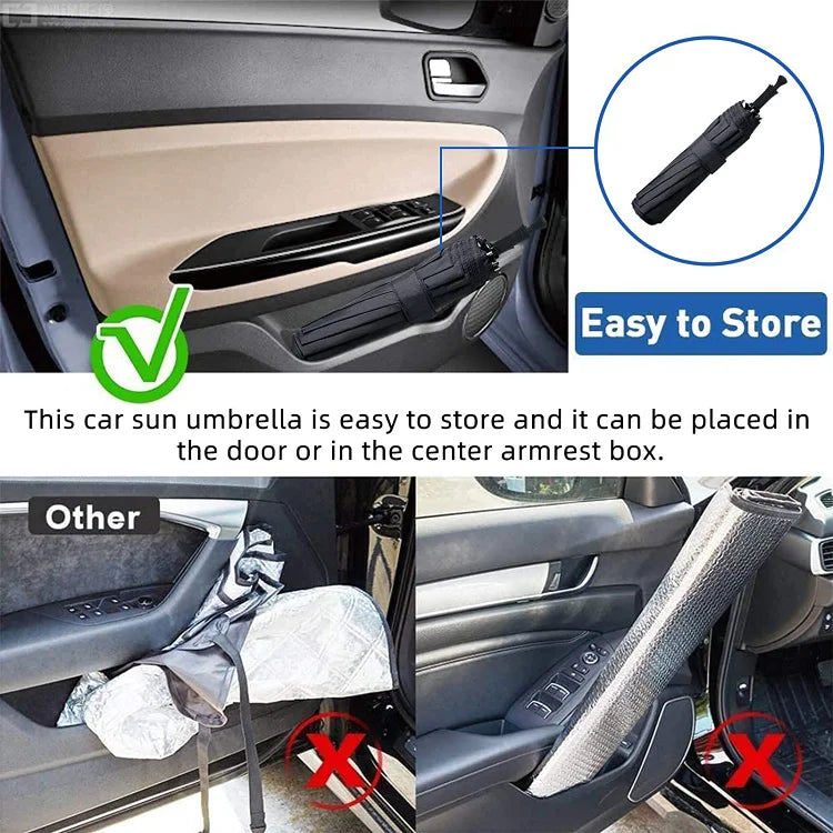 🌞 50% off 🌈 Foldable car sun shade for the windshield