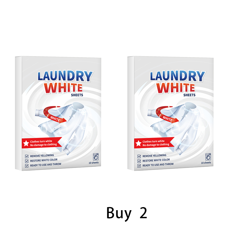[🔥BUY 1 FREE 1]Deep Cleaning Laundry Whitening /Blacking Sheets