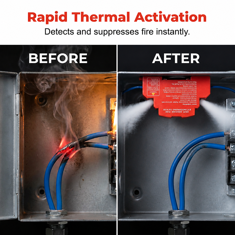 Automatic Thermal Response Fire Extinguisher