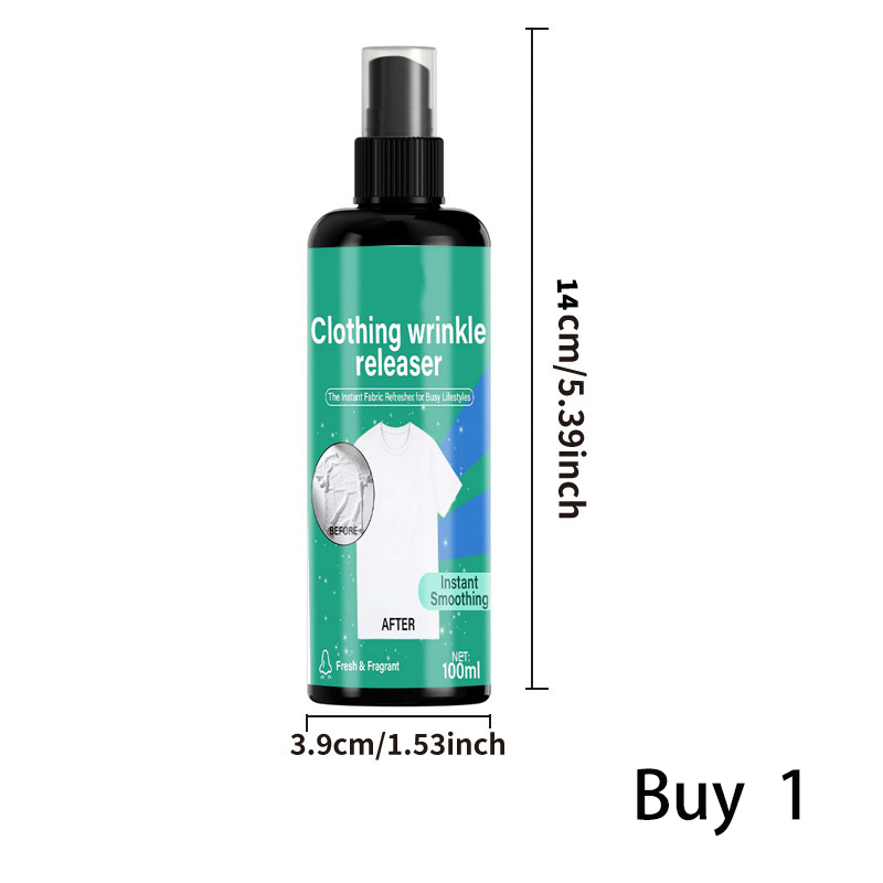 🥳2026 HOT SALE🥳💞50K+ SOLD!👔❤️‍🔥 50% OFF! Instant Smoothing Wrinkle Releaser Spray
