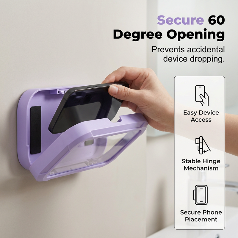 Waterproof Touchscreen Phone Box for Bathroom