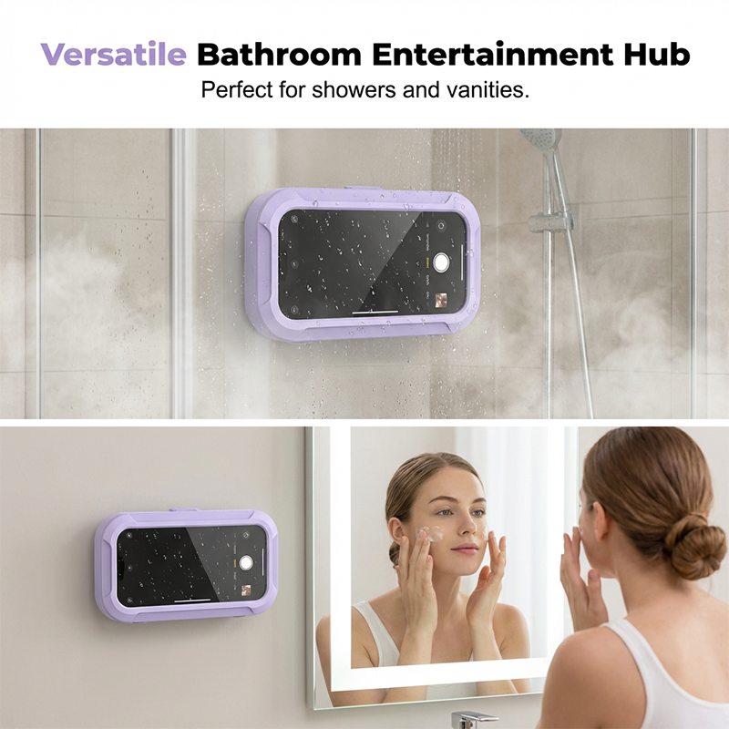Waterproof Touchscreen Phone Box for Bathroom