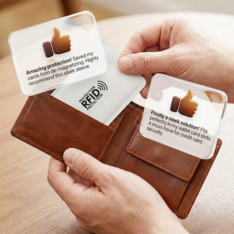 RFID Blocking Sleeves for Credit Cards