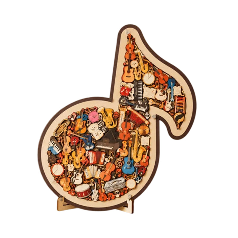 ⌛Limited-time offer🎶Wooden Musical Note Jigsaw Puzzle🧩