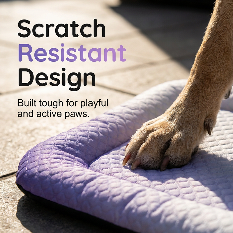 🔥LAST DAY SALE ❄Pet Cooling Mat for Dogs & Cats 🐾  Naturally Cool Ice-Silk Pad Breathable, Washable & Soft 🌿  For Floors, Sofas & Car Travel 🐶🐱