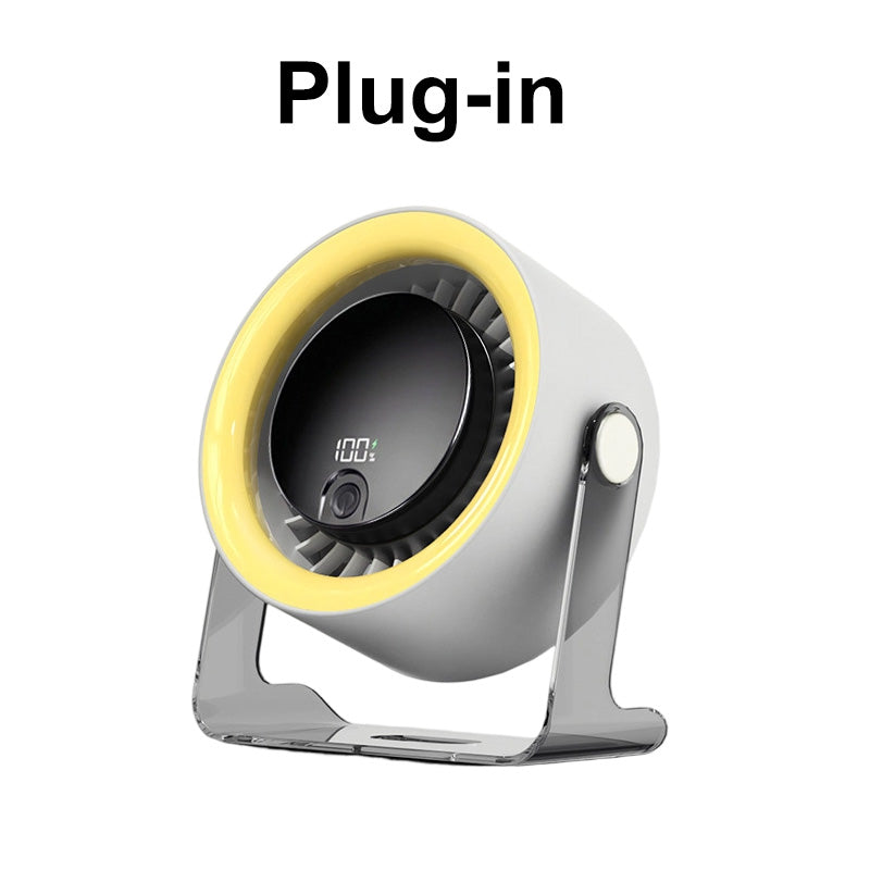 📢📢50% OFF !! ❄️ HIGH-SPEED DESKTOP FAN WITH TEC COOLING — Instant Thermoelectric Chill | Adjustable Speeds | Portable Design 🌬️
