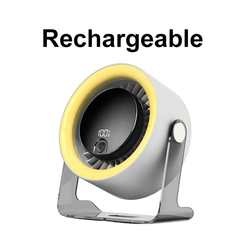📢📢50% OFF !! ❄️ HIGH-SPEED DESKTOP FAN WITH TEC COOLING — Instant Thermoelectric Chill | Adjustable Speeds | Portable Design 🌬️