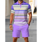 ☀️ 50% Off  Men's Two-Piece Shirt and Shorts Set – Summer Special
